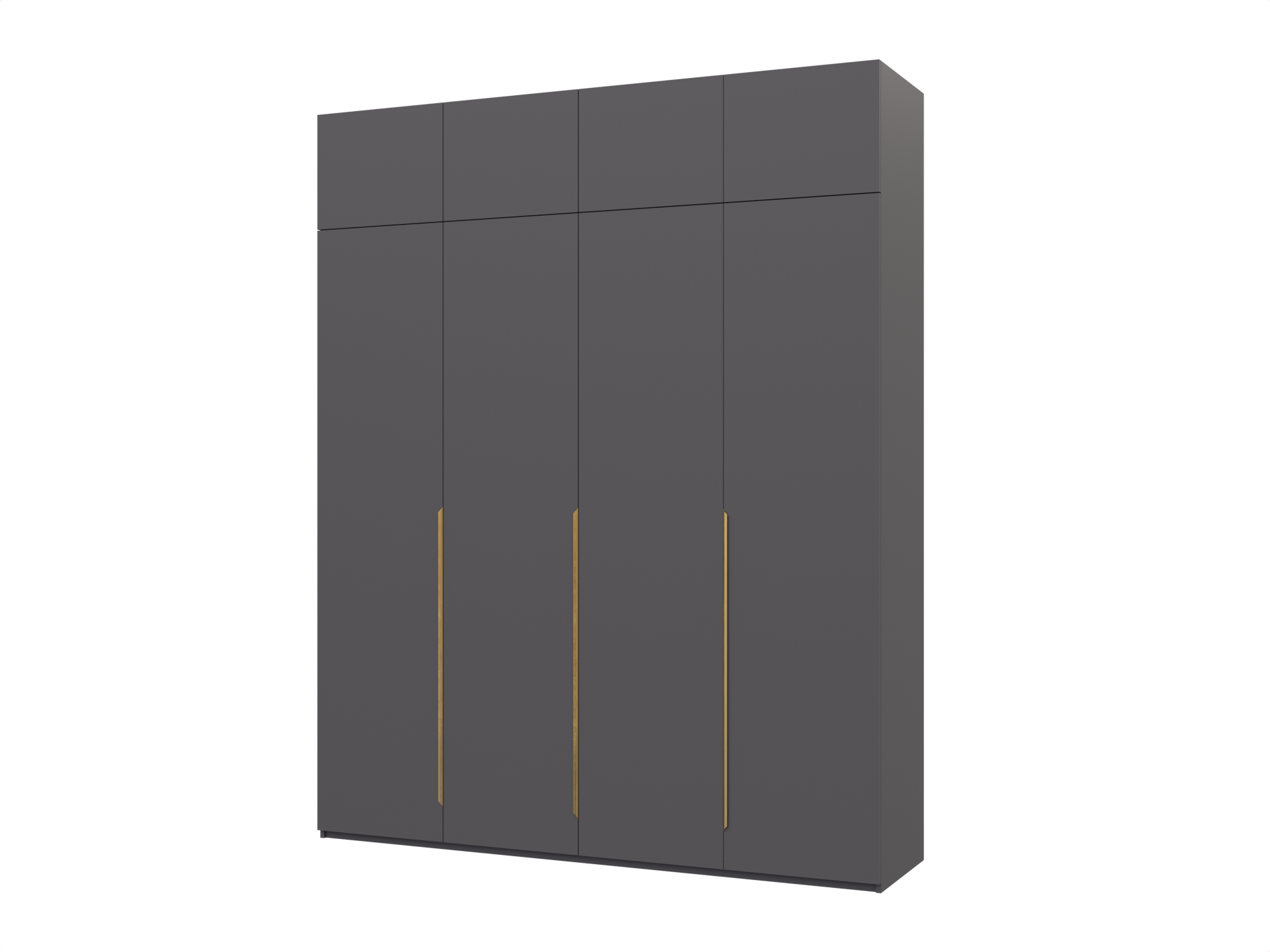 Распашной шкаф Пакс Альхейм 24 grey (gold) ИКЕА (IKEA) изображение товара