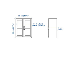 Изображение товара Комод Бримнэс 13 white ИКЕА (IKEA) на сайте adeta.ru